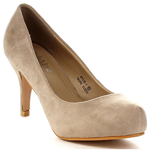 BELLA MARIE KYLIE-1 Women's Classic Styling Comfort Stiletto Heel Dress Pump