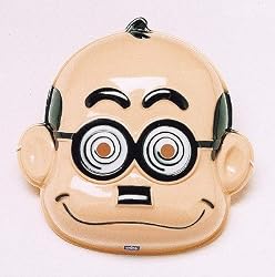 お面　加トちゃん　1枚入り 　/ お楽しみグッズ(紙風船)付きセット