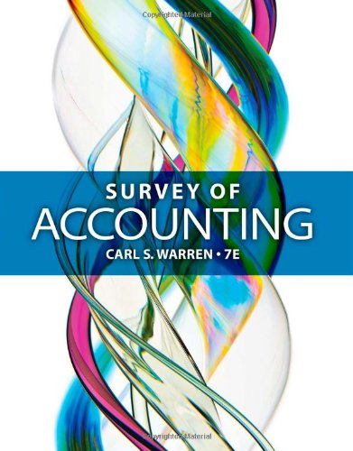 Survey of Accounting by Carl S. Warren