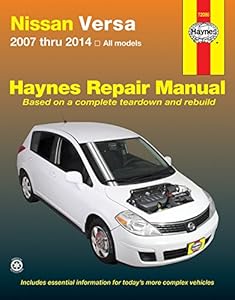 Nissan Versa 2007 thru 2014 All models