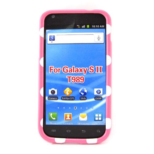 

Samsung Galaxy S2 Case (T-Mobile), "Polka Party" 2-Piece Hard Case for Galaxy S2 (T-Mobile T989) [Cellular Connection]
