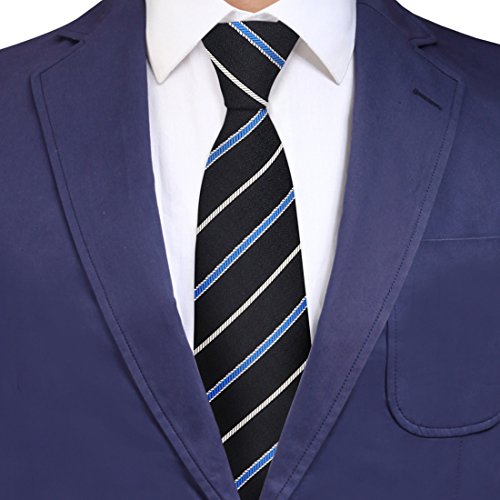 Algopix Similar Product 9 - YG CID00603 Black Mens Fashion Tie