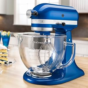 KitchenAid 5-Qt. Artisan Design Series Mixer with Glass Bowl