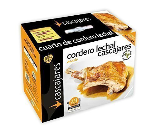 CASCAJARES - Un Cuarto de Cordero Asado. Cocinado con su propio jugo a falta de terminar unos minutos en el...