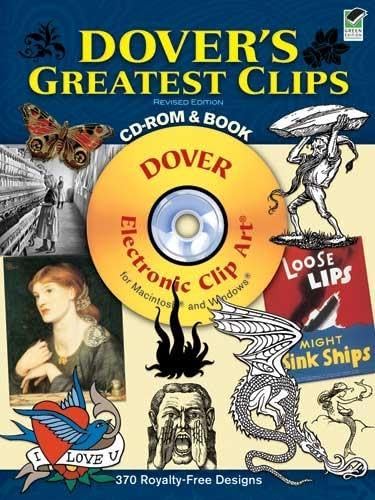 Dover's Greatest Clips CD-ROM and Book: Volume II (Dover Electronic Clip Art) by Dover