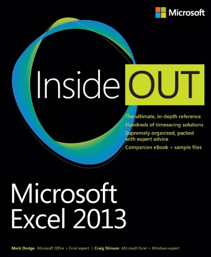 Microsoft Excel 2013 Inside Out by Craig Stinson