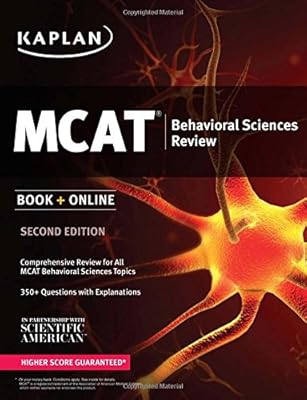 Kaplan MCAT Behavioral Sciences Review: Book + Online