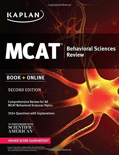 Kaplan MCAT Behavioral Sciences Review: Book + Online by Kaplan