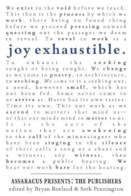 Joy Exhaustible: Assaracus Presents the Publishers