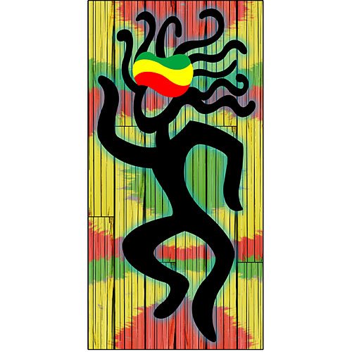 Algopix Similar Product 15 - 7 ft 4 in Rastafarian Standee Standup