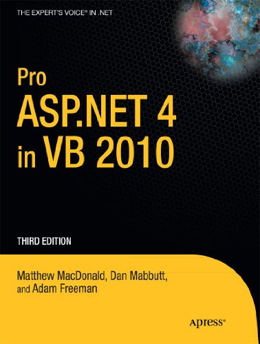 Pro ASP.NET 4 in VB 2010 (Expert's Voice in .NET) by Matthew MacDonald