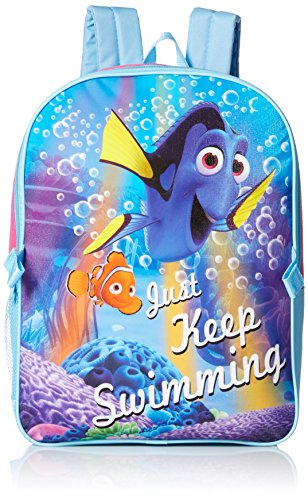 Disney Little Girls Finding Dory Backpack with Lunch, Purple, One Size