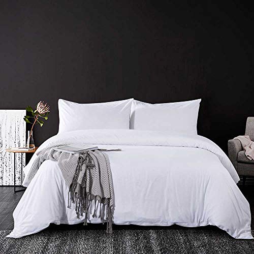 Algopix Similar Product 7 - Tanzy Queen Duvet Cover Set Teal Solid