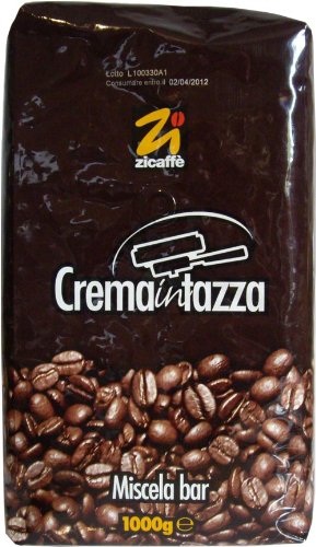 Zicaff Crema in tazza, Espresso ganze Bohne, 1kg