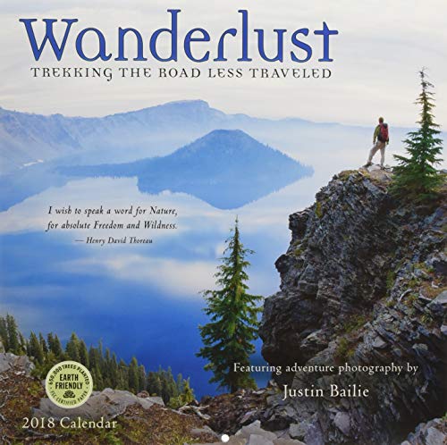 Algopix Similar Product 12 - Wanderlust 2018 Wall Calendar Trekking