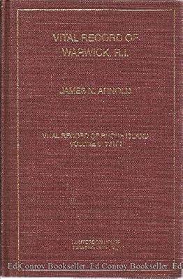 Vital Record of Warwick, Rhode Island