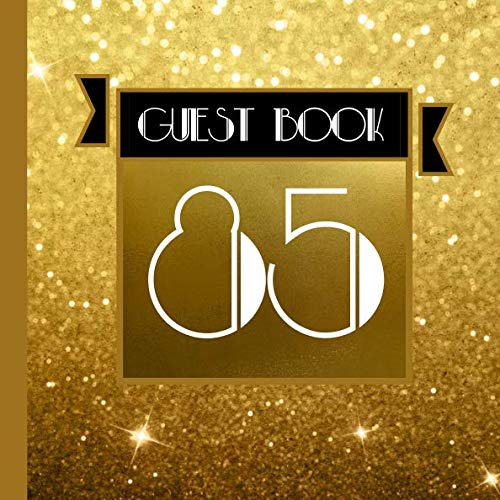 85 Guest Book: Gold Guest Book Includes Gift Tracker and Picture Memory Section to Create a Lasting Keepsake to Treasure Forever by Gatsby Design