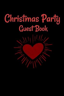 Christmas Party Guest Book: Awesome Guest Comments Book For Christmas Party