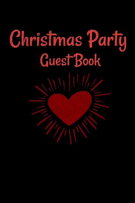 Christmas Party Guest Book: Awesome Guest Comments Book For Christmas Party by Teesson Ink