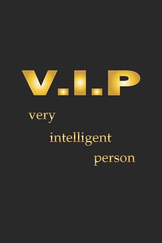 V.I.P Very Intelligent Person: Monatsplaner, Termin-Kalender | Geschenk-Idee für Spass-Vögel & Komiker | A5 | 120 Seiten by D. Wolter