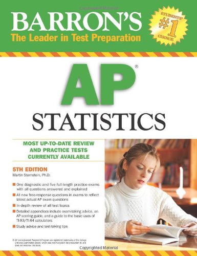 Barron's AP Statistics by Martin Sternstein Ph.D.