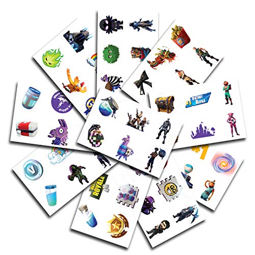 Algopix Similar Product 10 - 10 Sheets 60 Temporary Tattoos of