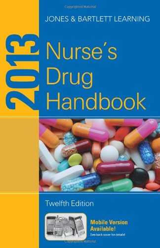 2013 Nurse's Drug Handbook by Jones &amp; Bartlett Learning