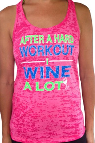 SoRock Women's After a Hard Workout I Wine a Lot Tank