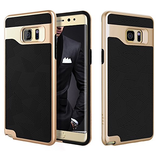 Galaxy Note 7 Case, Note 7 Case, FYY Lightweight 2 in1 Hybrid Dual Layer Reinforced Bumper Case Protective Cover for Galaxy Note 7 Black