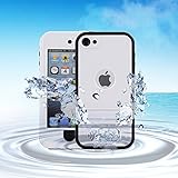 Bovon Waterproof Case for iPod contact 5, New Waterproof Shockproof Dirtproof Snowproof Case Cover with Kickstand For Apple iPod contact 5th Generation (White)