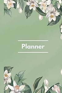 Undated Monthly Weekly Daily Hourly Planner - Yellow Floral: Organizer to Stay Productive and Reach Your Goals. Lasts Half Year. by Lois Makayla Ashby