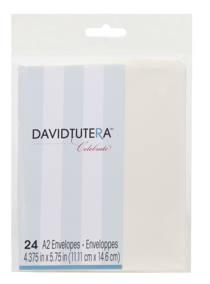 

Darice DT-GX-7500-16 24-Pack David Tutera Celebrate Step 1 Envelope, A2, Ivory