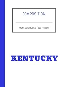 Kentucky: CR Composition Book by Kimberly Opell