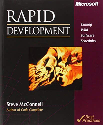 Rapid Development by McConnell, Steve