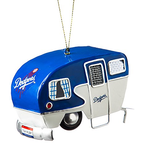 Team Sports America Metal Los Angeles Dodgers Camper Ornament