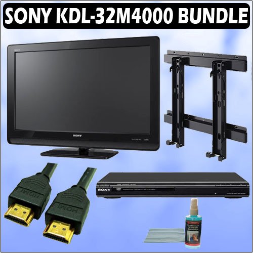 Sony Bravia MSeries KDL32M4000 32inch 720P LCD HDTV + Sony DVD