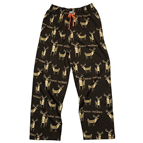 Lazy One Men's Trophy Husband Deer PJ Pant