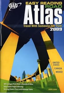 AAA Easy Reading Road Atlas 2009