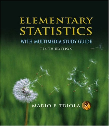 Elementary Statistics With Multimedia Study Guide by Mario F. Triola