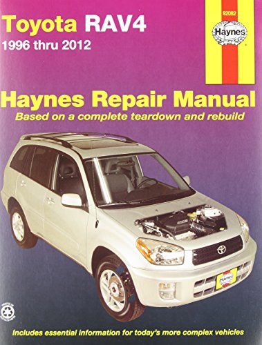 Toyota RAV4 1996-2012 Repair Manual by Haynes