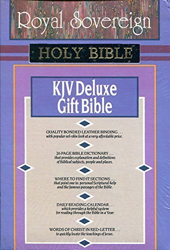 Holy Bible: King James Version/220/Bond Leather Black Deluxe Gift Bible by Anonymous