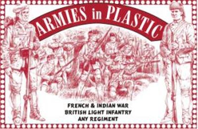 French & Indian War British Light Infantry Any Regiment 1/32 Armies In Plastic