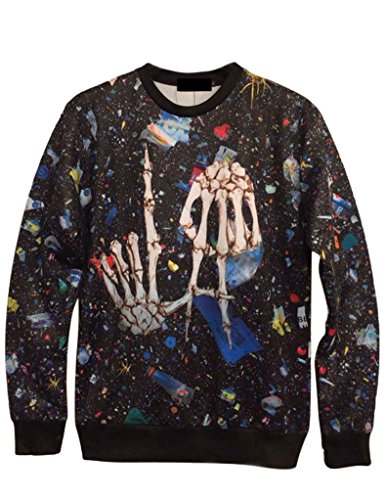 Match Men's Hip Hop 3D Printing Graphic Sweatshirts #LK