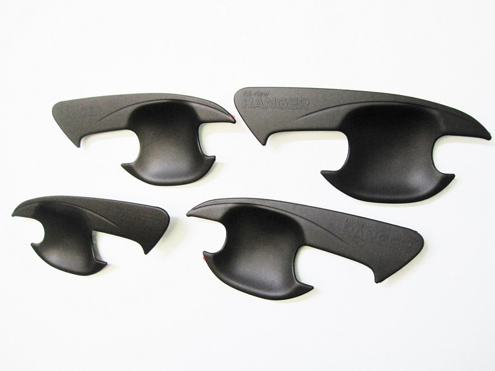 

Black Matte Cover Doos Handle Bowl for All New Ford Ranger 2012 2013 2014 4doors
