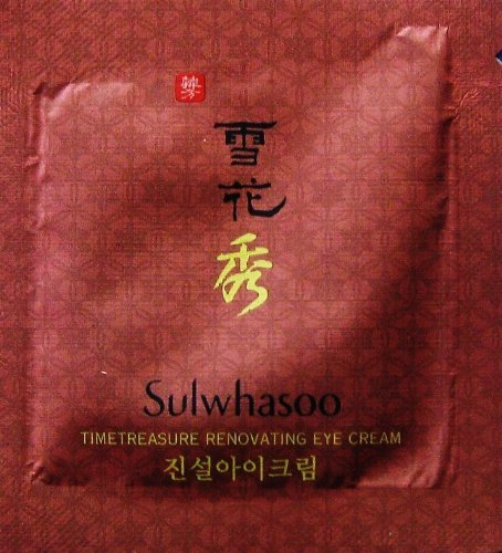 30X Sulwhasoo Sample Timetreasure Renovating Eye Cream 1 ml. Super Saver Than Normal Size