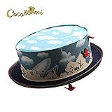 オシャレ帽子 Coco＆Ami こことあみ 鳥あえず逃げろ　ブルー（Ｍサイズ限定版）