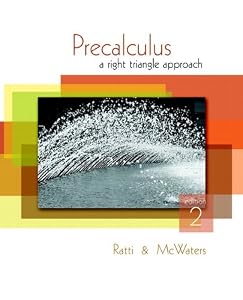 Precalculus: A Right Triangle Approach, 2nd Edition