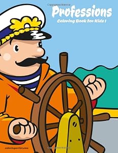 Professions Coloring Book for Kids