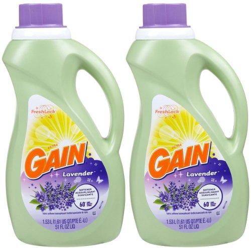 Gain Liquid Fabric Softener - Spring Lavender - 51 oz - 2 pk
