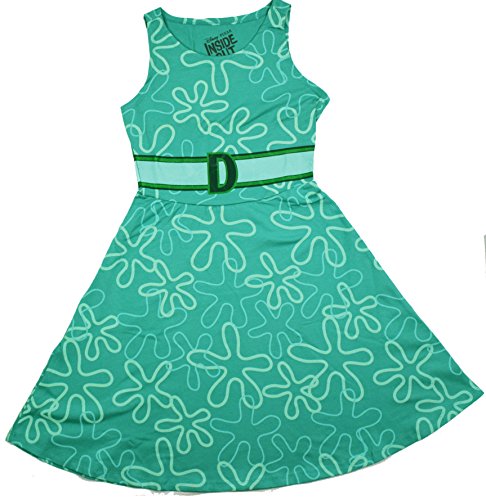 Inside Out Pixar Disney I Am Disgust Costume Juniors Dress